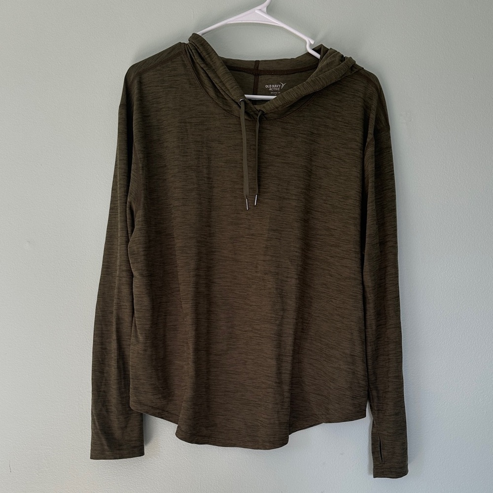 Old Navy Women's Dark Olive Hoodie